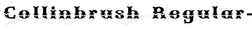Collinbrush Regular字体转换
